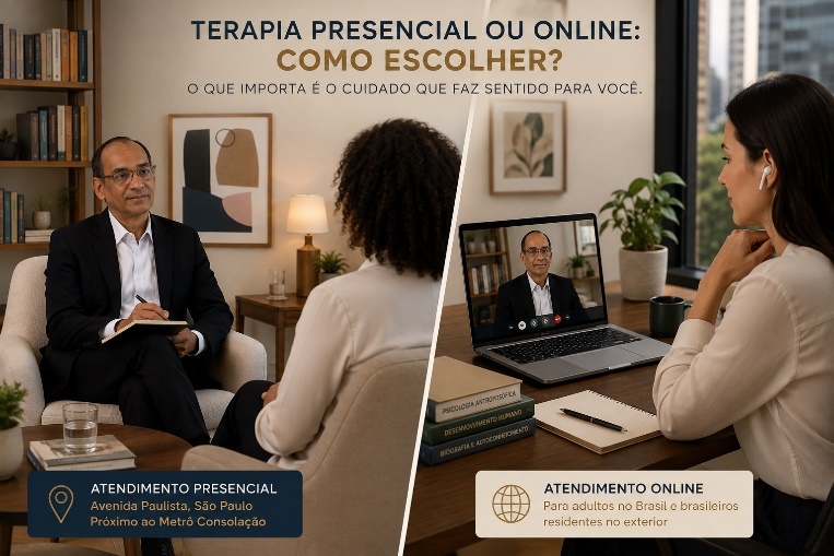 Terapia presencial ou online: como escolher?